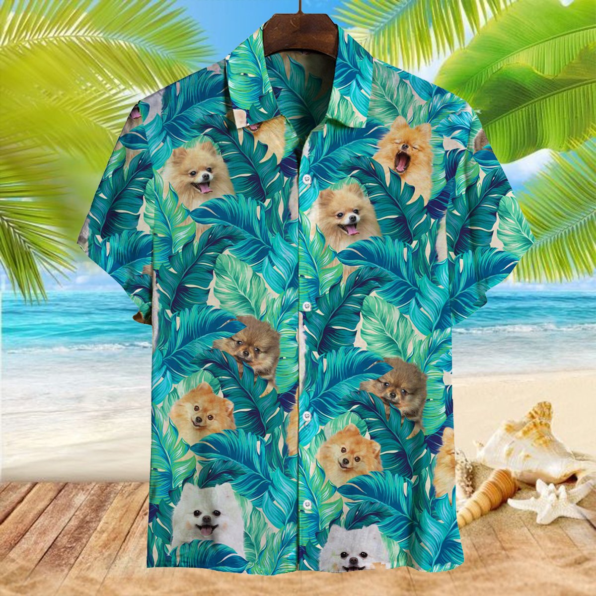 Pomeranian Hawaii Shirt Ha19624