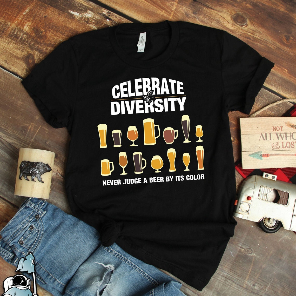 Celebrate Diversity Funny Beer Lovers Gift Standard/Premium T-Shirt Hoodie