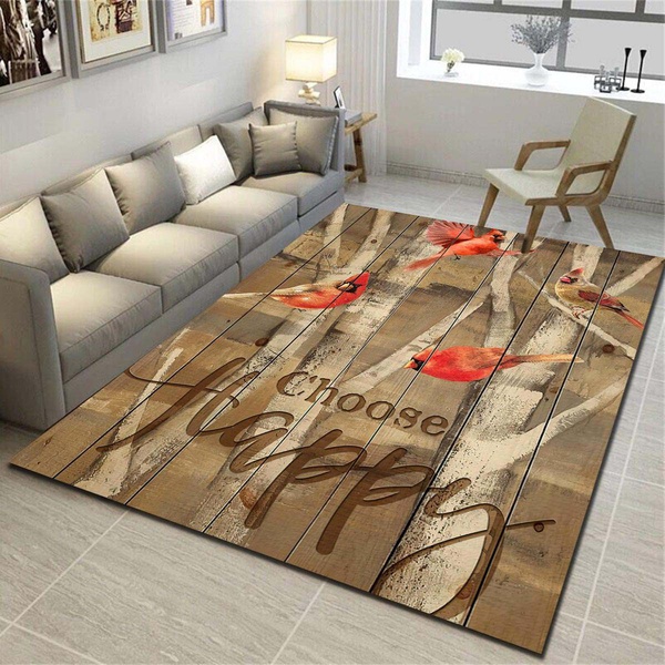 Cardinal Area Rug Choose Happy