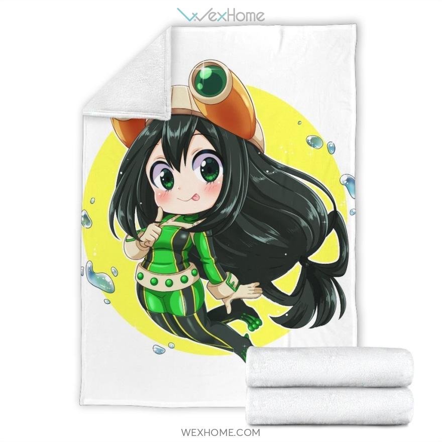 Cute Tsuyu Chibi Premium Blanket