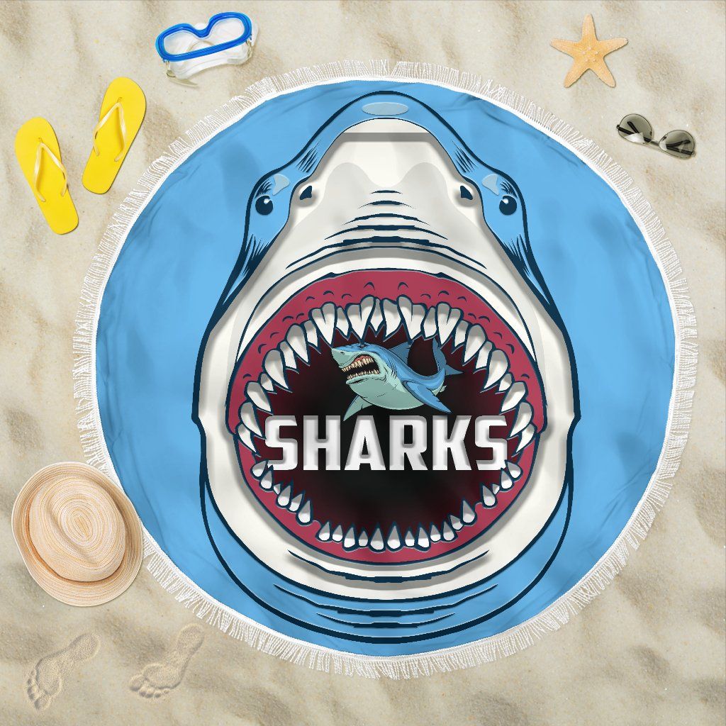 Sharks Rugby Beach Blanket K4