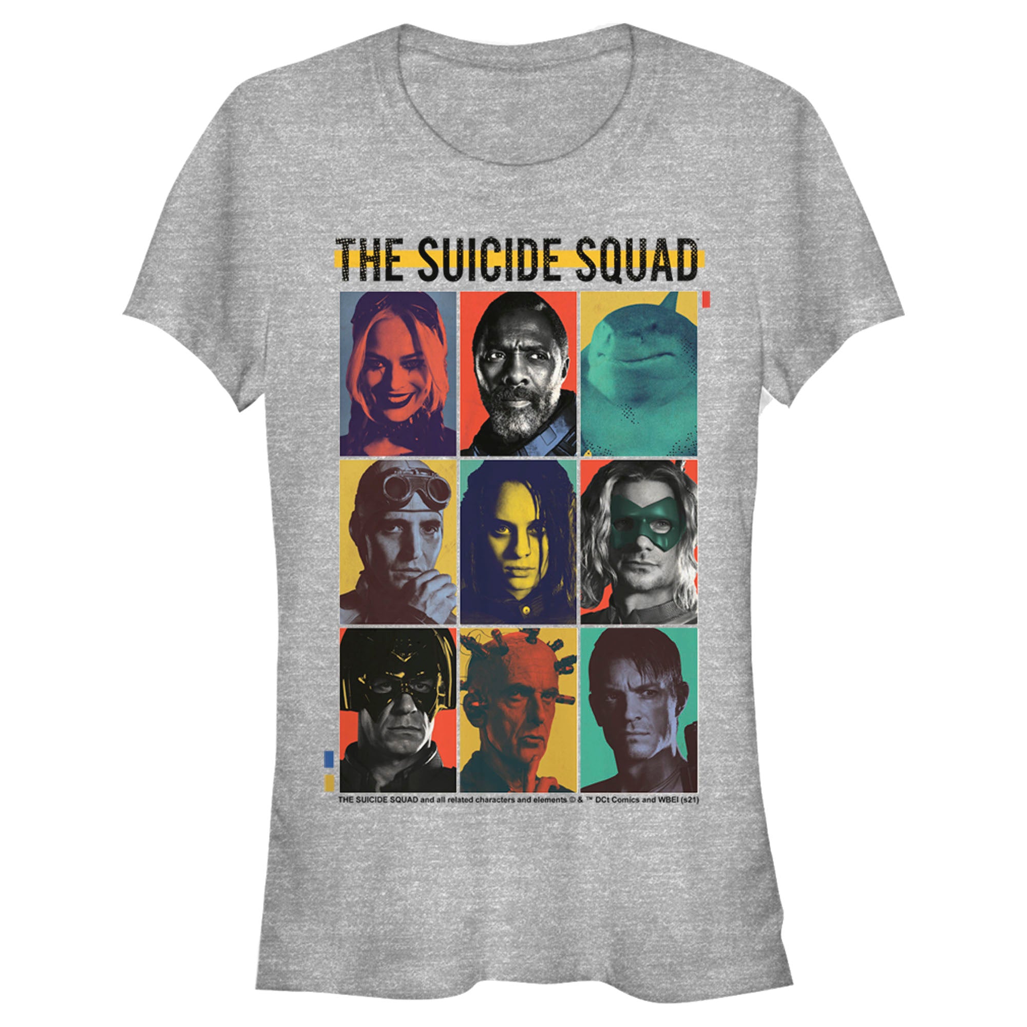 The Suicide Squad Junior’S Character Portraits  T-Shirt