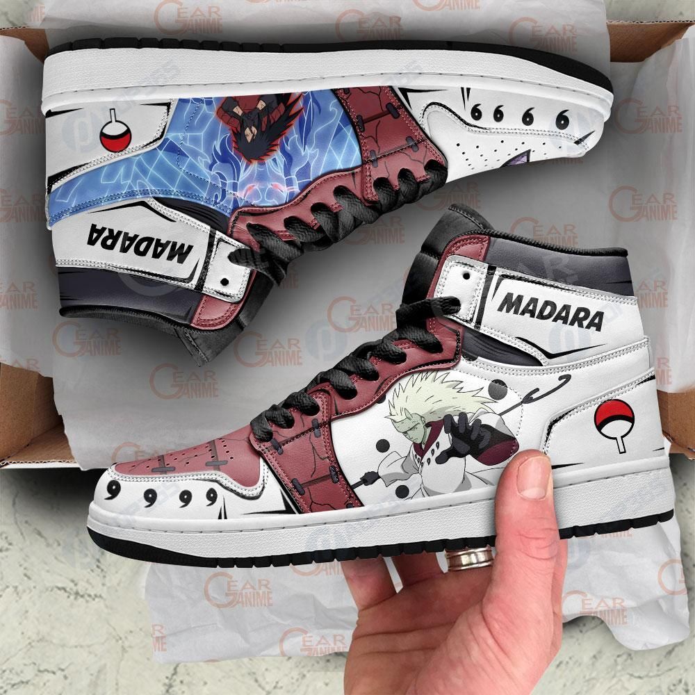 Uchiha Madara Sneakers Anime Custom Shoes Air Jordan 13 Shoes Hajd2403485