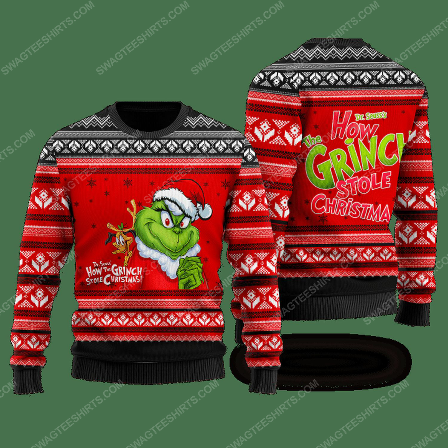 [Special Edition] How Grinch Stole Christmas Ugly Christmas Sweater – Maria