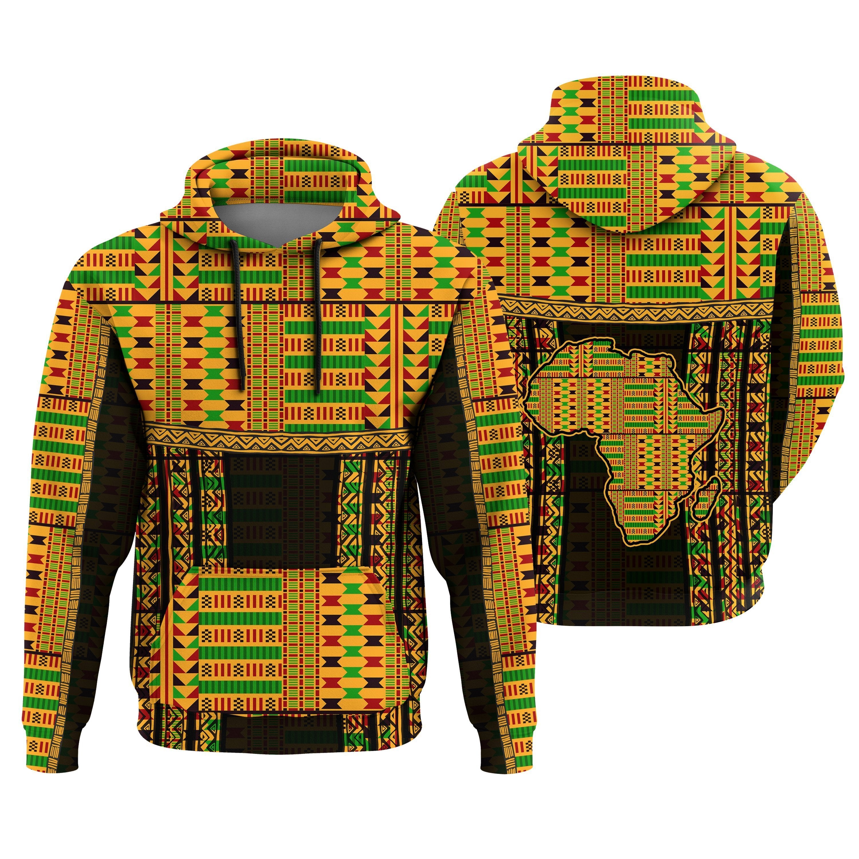 Greek Life Hoodie – Weaver Combined Kente Pullover