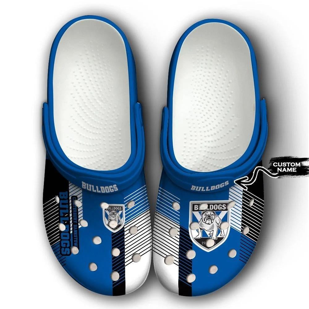 Canterbury-Bankstown Bulldogs Custom Personalized Crocs Classic Clogs Shoes