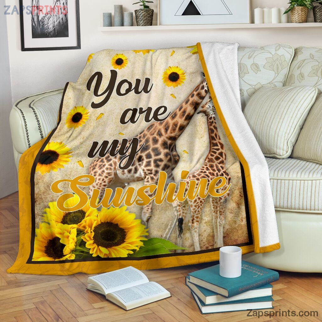 Giraffe You Are My Sunshine Blanket – Cool Gift Ideas