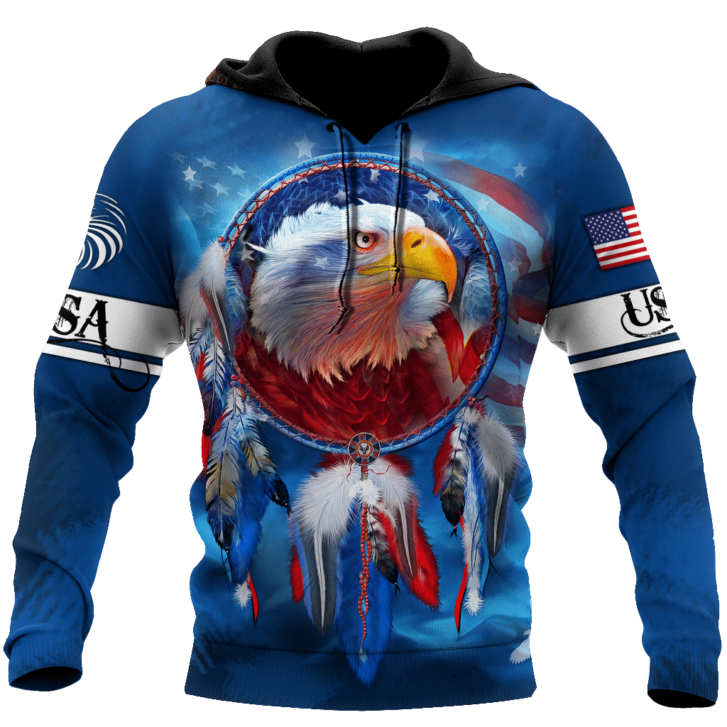 Eagle American Flag 3D All Over Printed Shirts For Men & Women