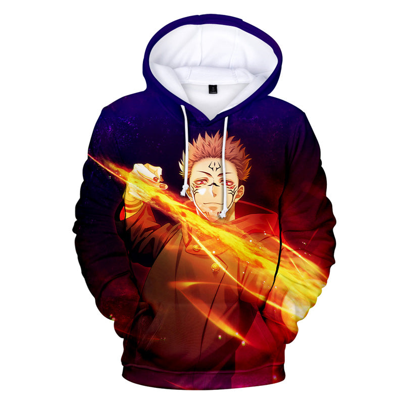 Ryomen Sukuna Hoodie Pullover Hooded Sweatshirt