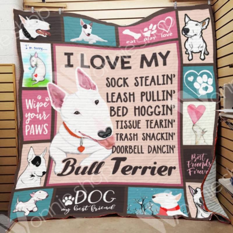 Bull Terrier Dog Blanket NOV0701 90O41