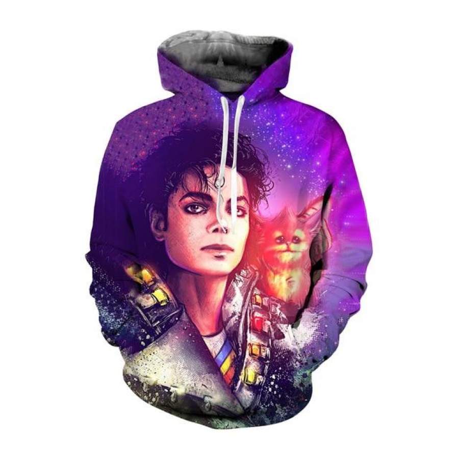 Alisister Michael Jackson Hoodies Sweatshirt Jacket Men Women Long Sleeve Pullovers Funny 3d Print Tracksuit Plus Size Dropship