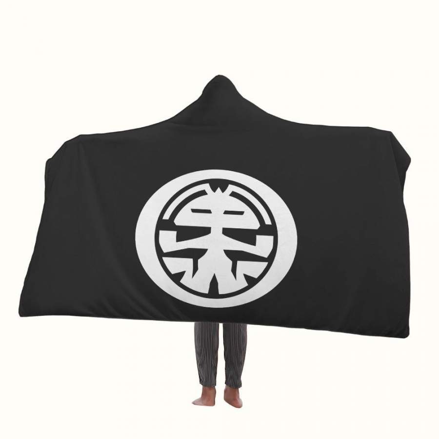 Rabbit in The Moon Logo Hooded Blanket