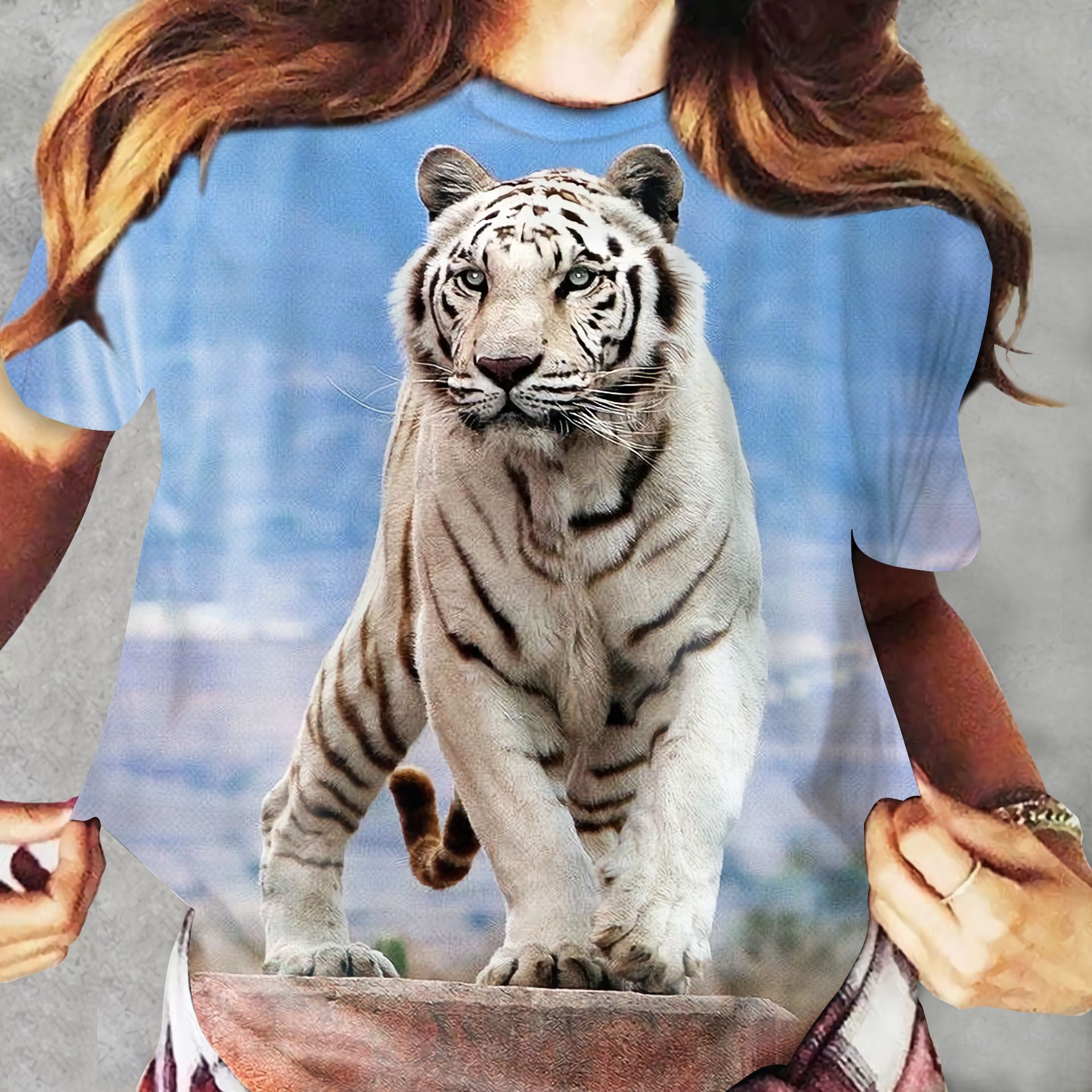 Tiger Ver06 Dadj170721Ltl Unisex 3D T-Shirt All Over Print