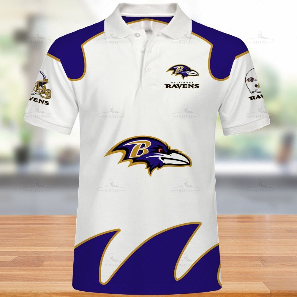 Baltimore Ravens Polo Shirts Summer Gift S