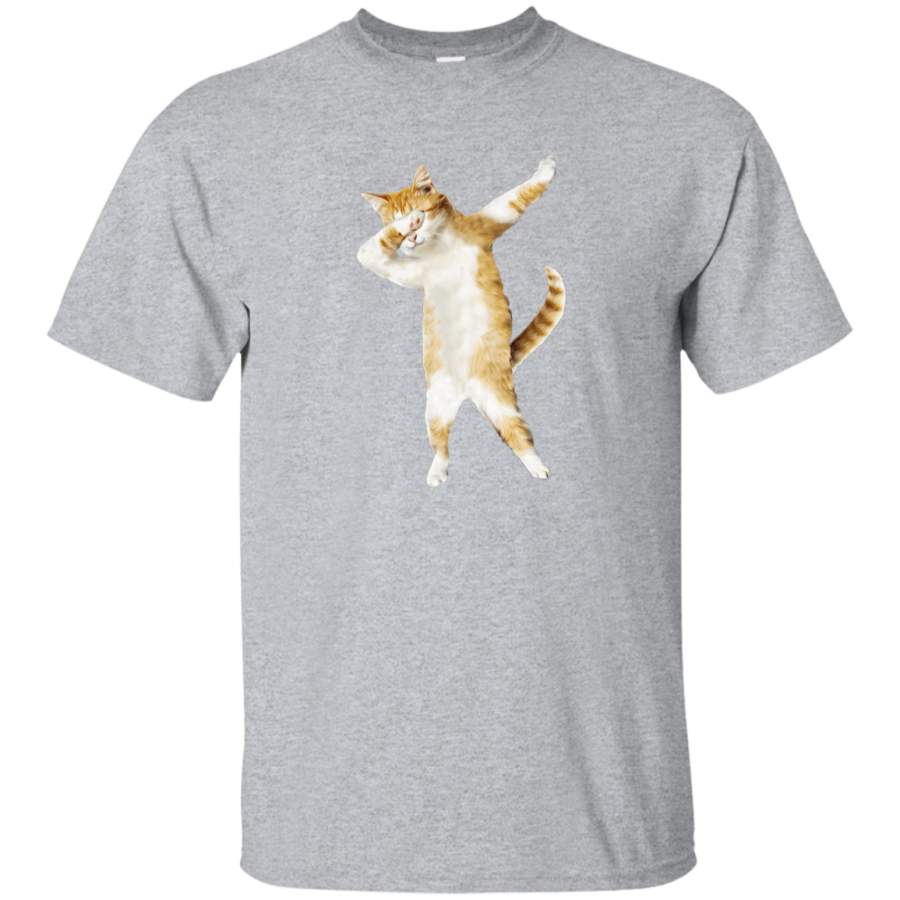 AGR Dabbing Cat Kitten Funny Dab Tee Cool Dance Kitty Youth T-Shirt