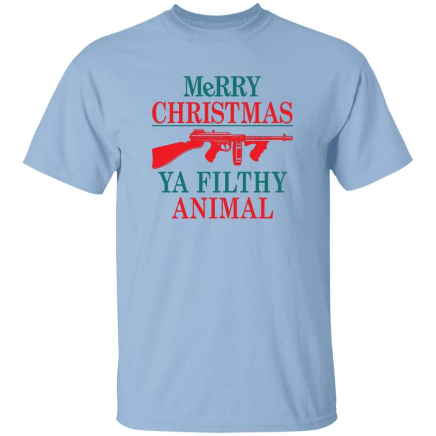 Merry christmas ya filthy animal shirt hoodie sweatshirt black