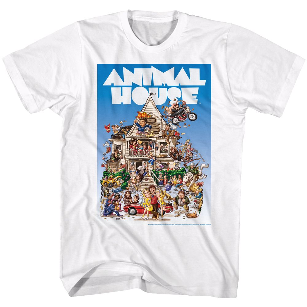 Animal House-Big Mommas House-White Adult S/S Tshirt