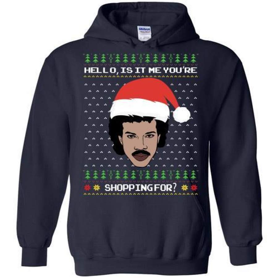 Lionel Richie Hello Ugly Christmas Sweater Hoodie T-Shirt