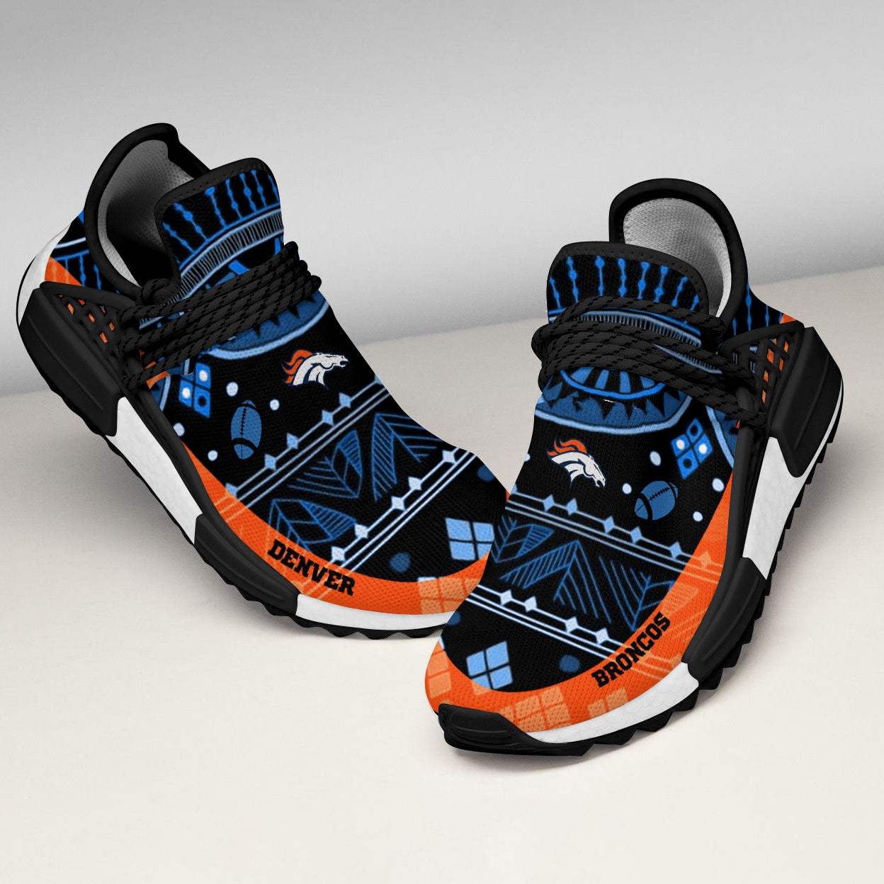 Amazing Pattern Human Race Denver Broncos Shoes For Fans