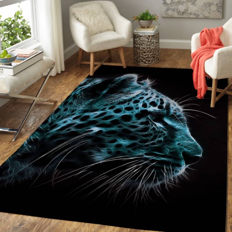 Cheetah leopard Fractal – Animals Area Rug Carpet