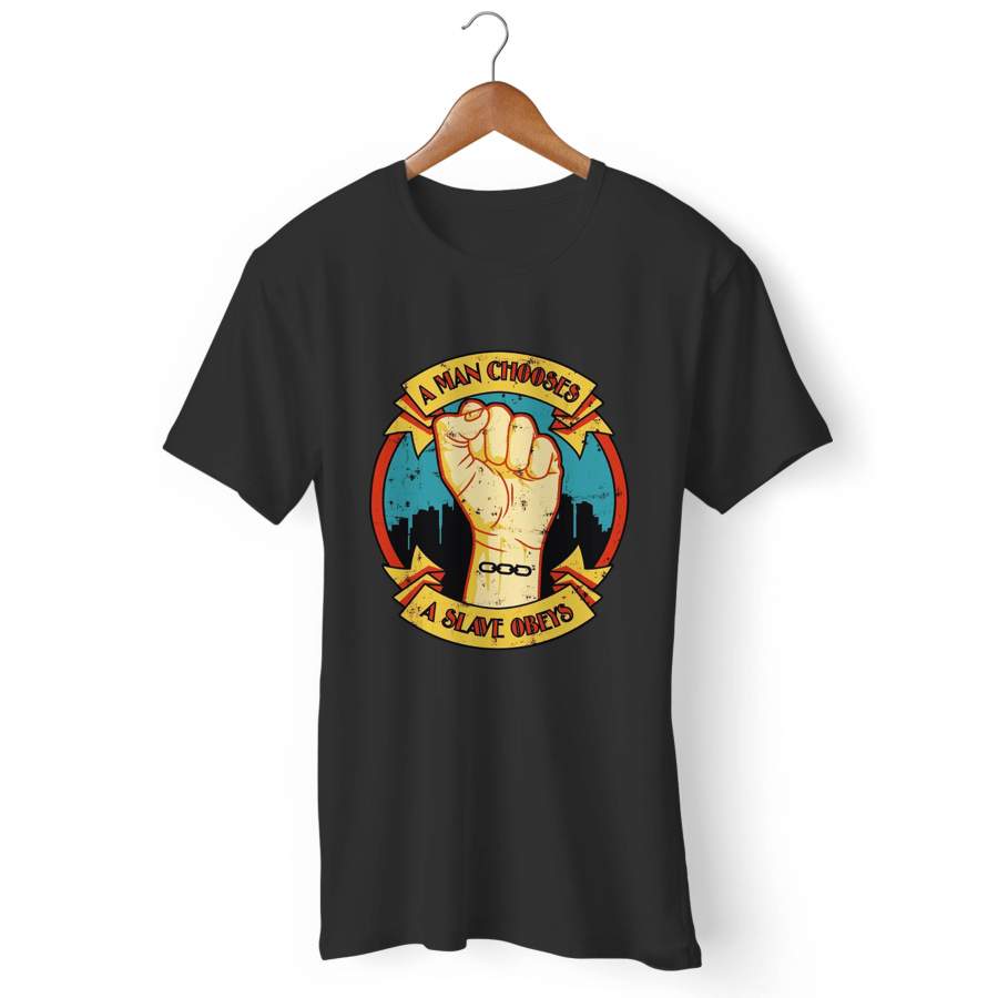 Bioshock Rapture A Slave Obeys Man’s T-Shirt