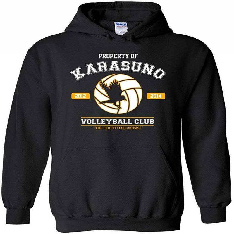 95vibes Property Of Karasuno Volleyball Club Haikyuu Unisex Pullover Hoodie