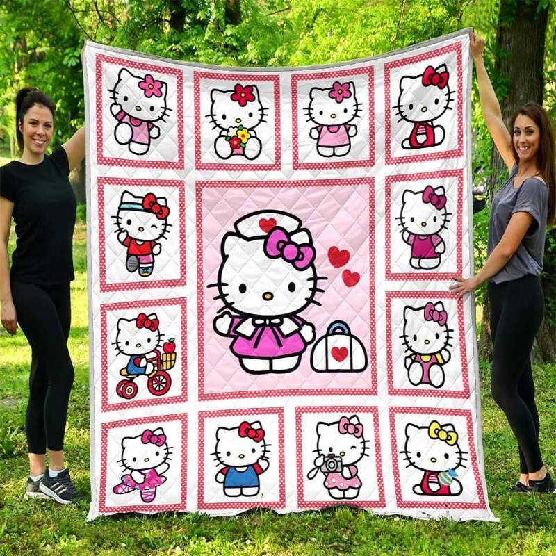 Album Images Of Hello Kitty A Lovely Gift For The Girl Who Loves Hello Kitty Quilt Blanket