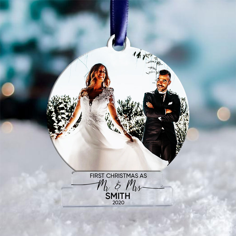 First Christmas As Mr And Mrs Ornament