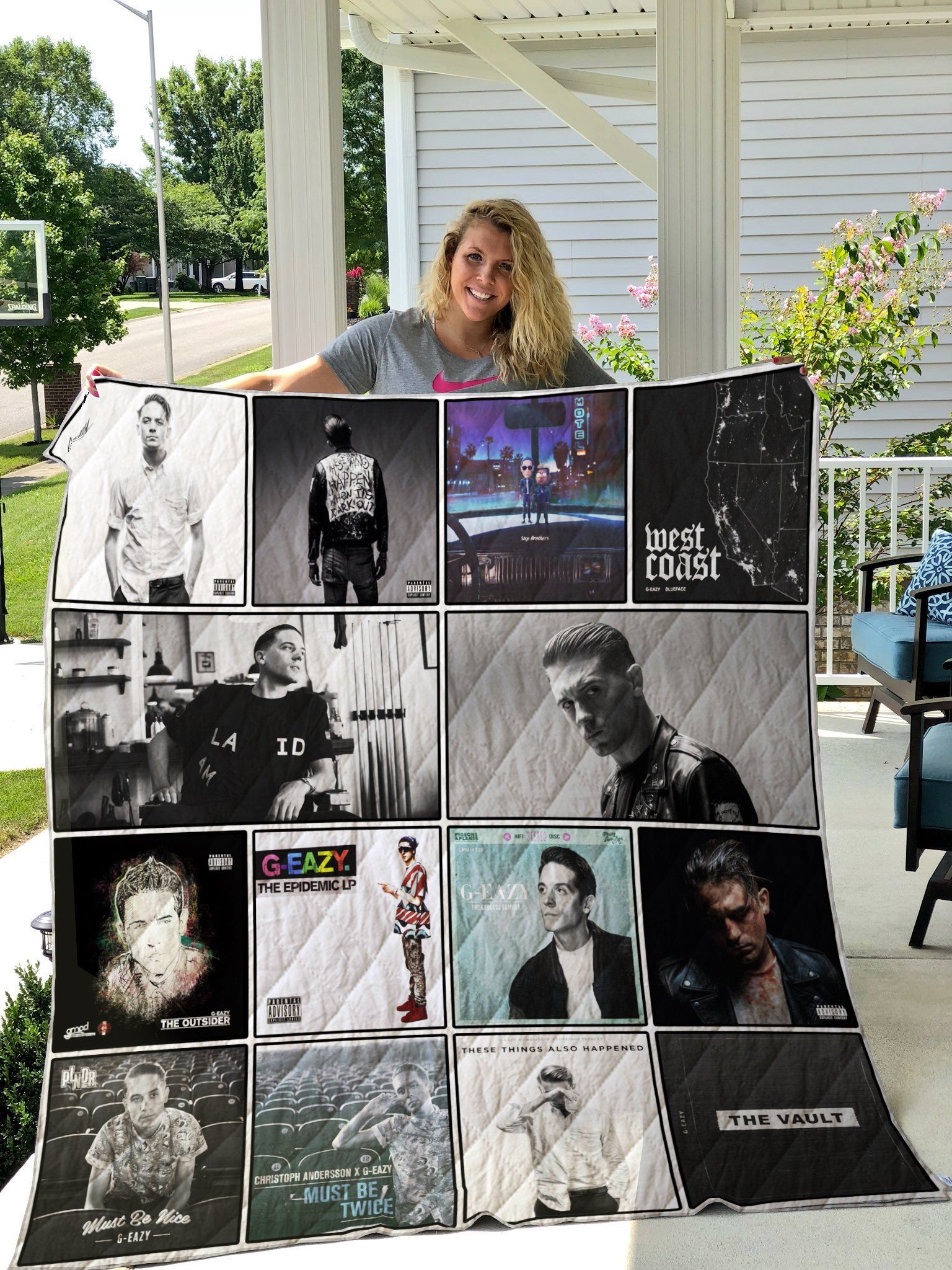 G-Eazy 3D Quilt Blanket HGM44