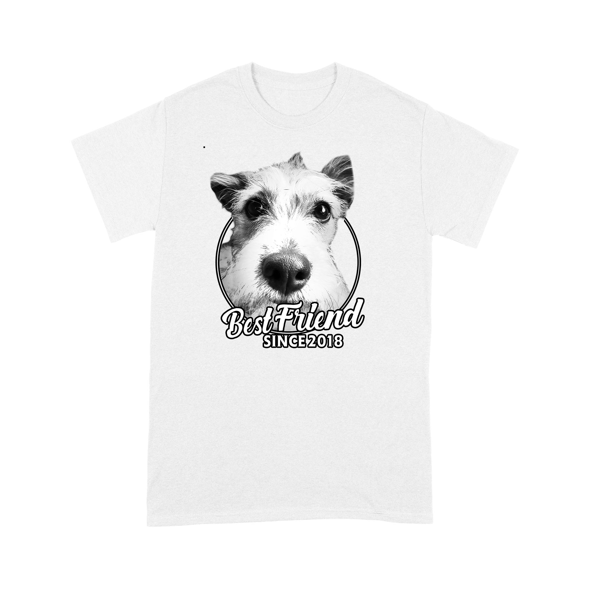 Patricia Arellano –  Custom Vintage Best Friend Since Illustrated Pet Personalized – T- Shirt