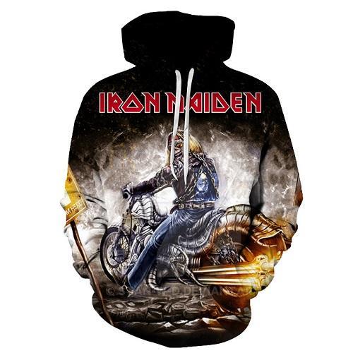 3D Men’s Hoodie – Fashion Iron Maiden Pullover LMWY-324