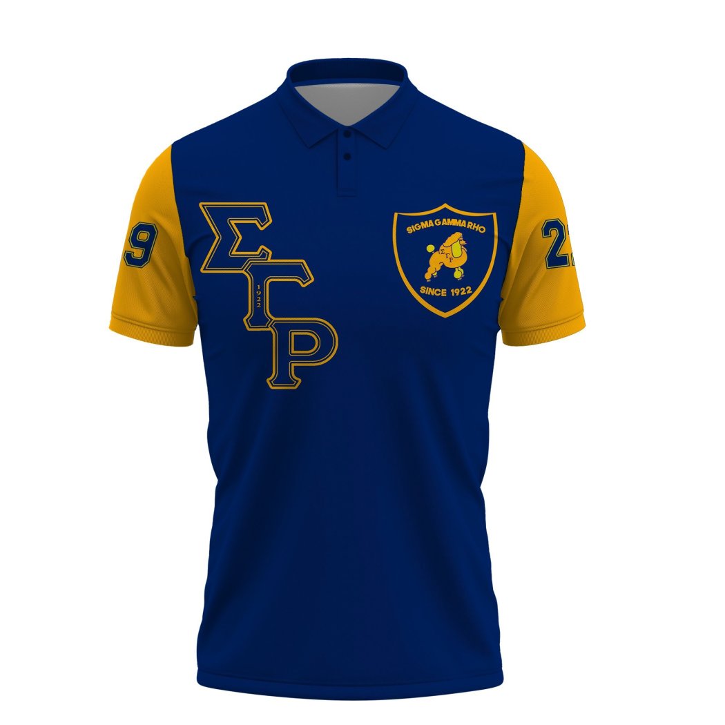 Sigma Gamma Rho Polo Shirt All Over Print