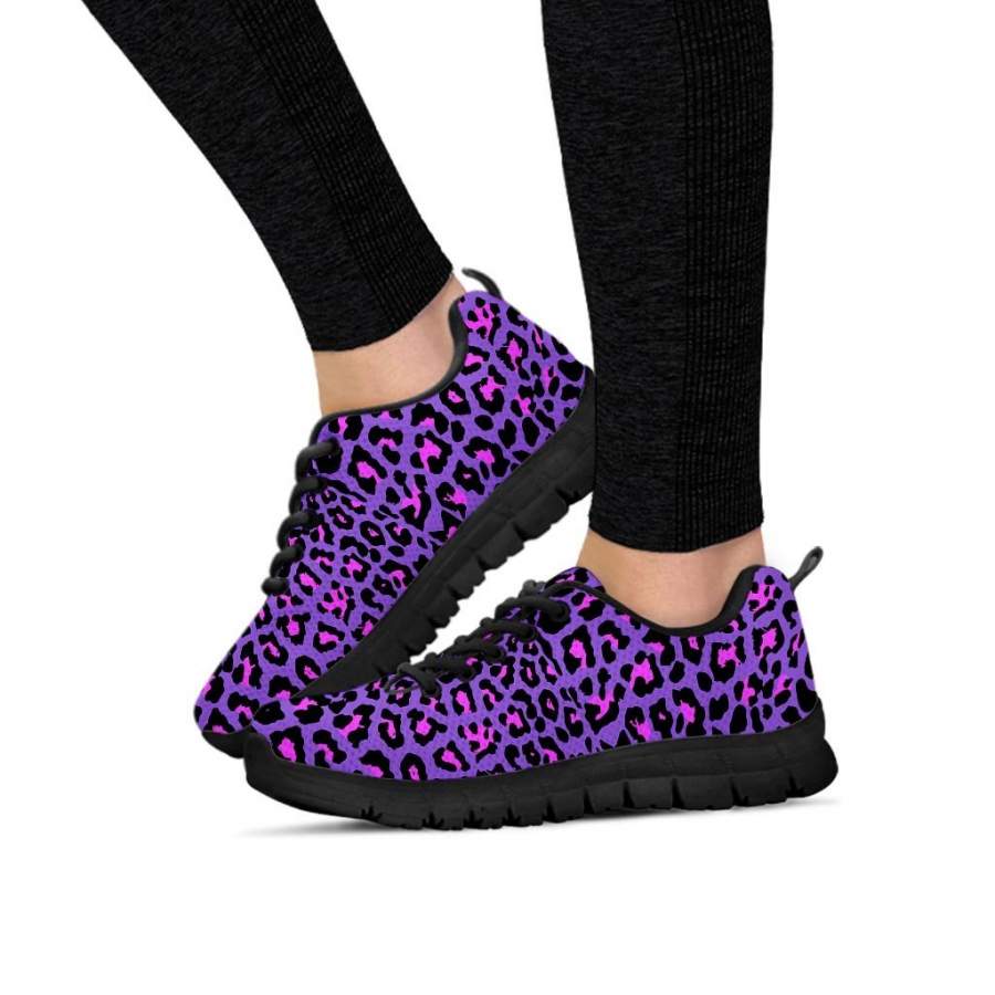 Purple Leopard Women’s Sneakers