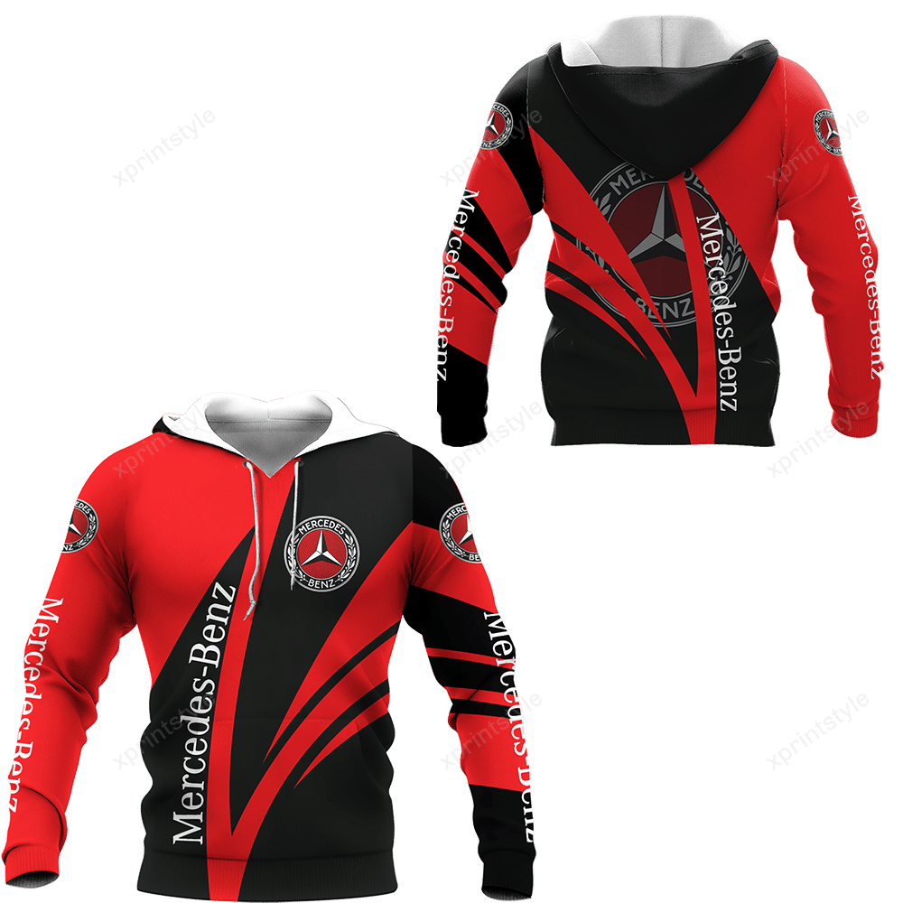 3D All Over Printed Mercedes-Benz Shirts Ver1(Red)