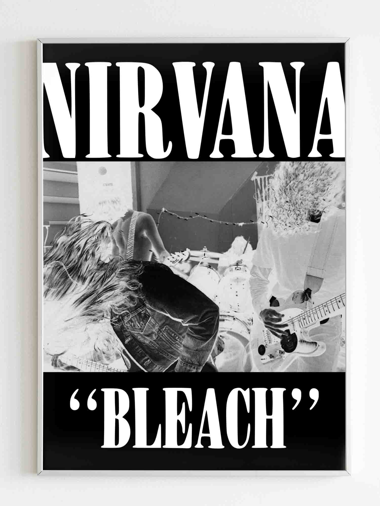 Nirvana Bleach Cover Album Poster - Micalshop