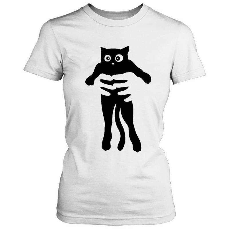 Cat Tattoo Kitten Cute Funny Women’s T-Shirt