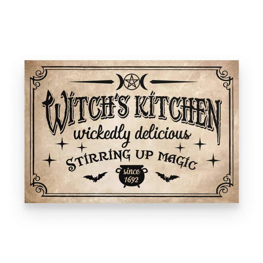 Witch S Kitchen Since 1692 Poster MrDad Store   Fdd0840ac3c70c5811394bb9f82fb851 