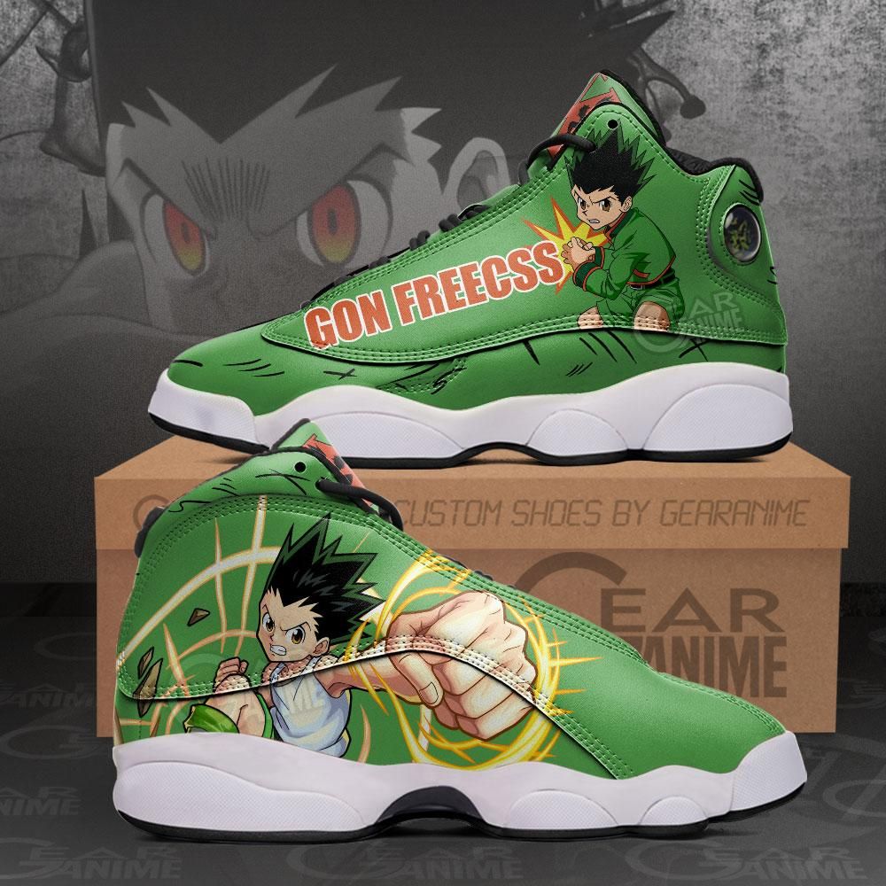 Gon Freecss Sneakers JD13 Hunter X Hunter Custom Anime Shoes
