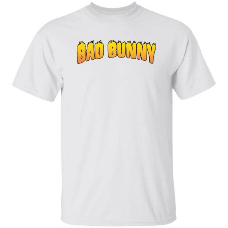 Bad bunny merch Bad bunny logo long sleeve yellow