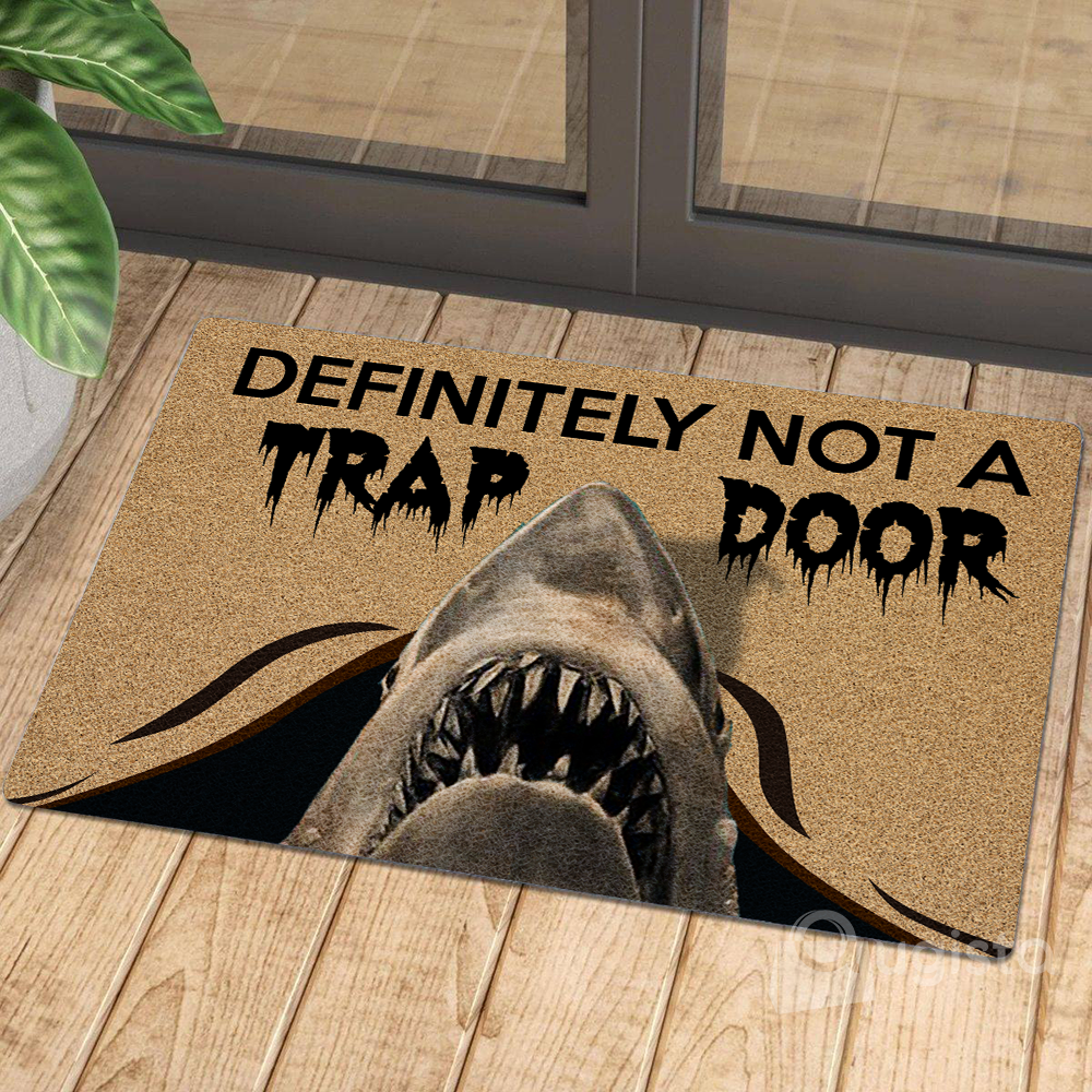 Trap Door Shark 01 All Over Printing Doormat Pre2399