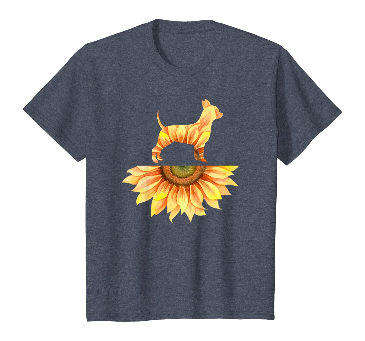 Chihuahua Tshirt Chihuahua Gift Sunflower Shirt Women