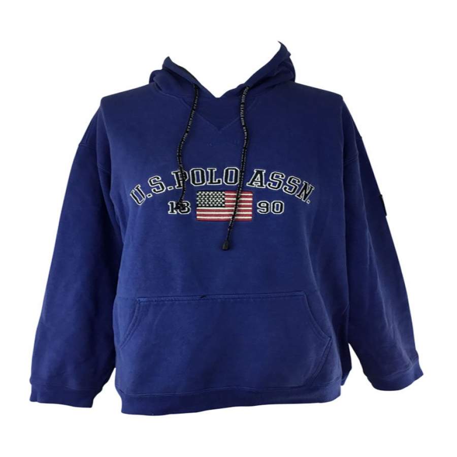 Vintage Ralph Lauren Polo Graphic Hooded Sweatshirt S0409