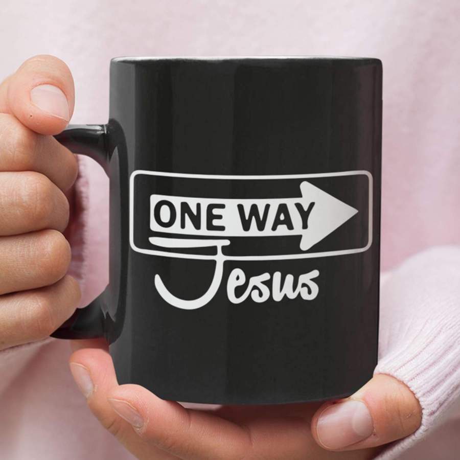 One way Jesus  coffee mug