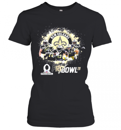 New Orleans Saints Football Team Signatures Women’S T-Shirt