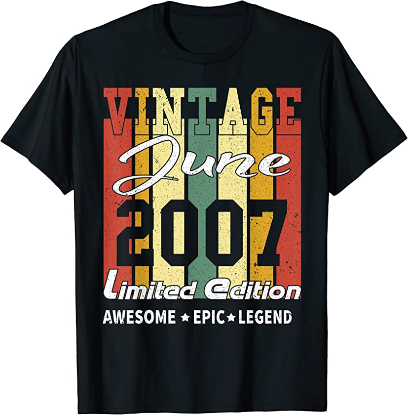 Vintage Limited Edition Birthday Decoration June 2007 T-Shirt