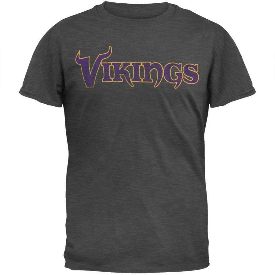 Minnesota Vikings – Logo Scrum Legacy Premium T-Shirt