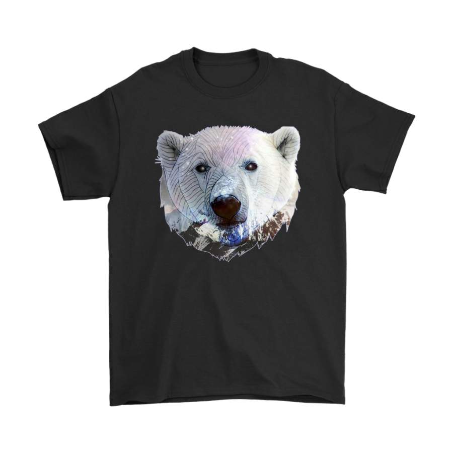 Polar Bear T-Shirt – Animal Face T-Shirt