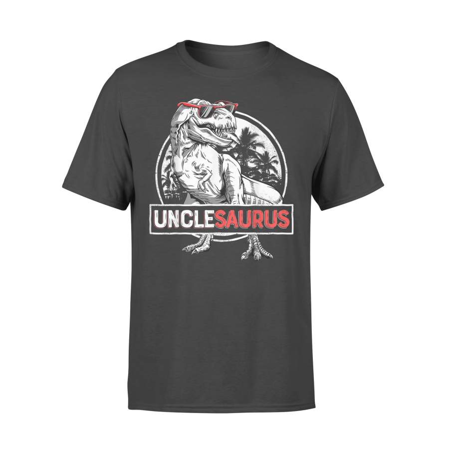 Unclesaurus T shirt T rex Uncle Saurus Dinosaur Men Boys – Standard T-shirt