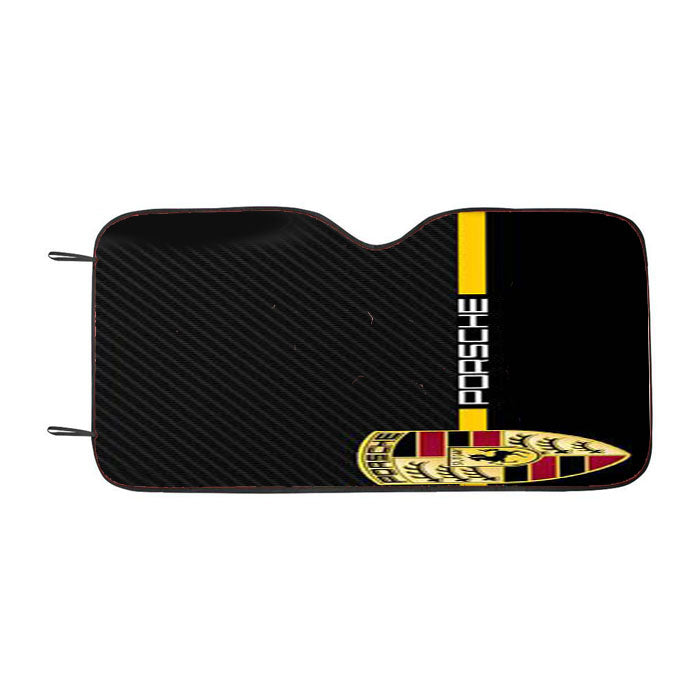 Porsche Stripe Carbon Auto Sun Shade