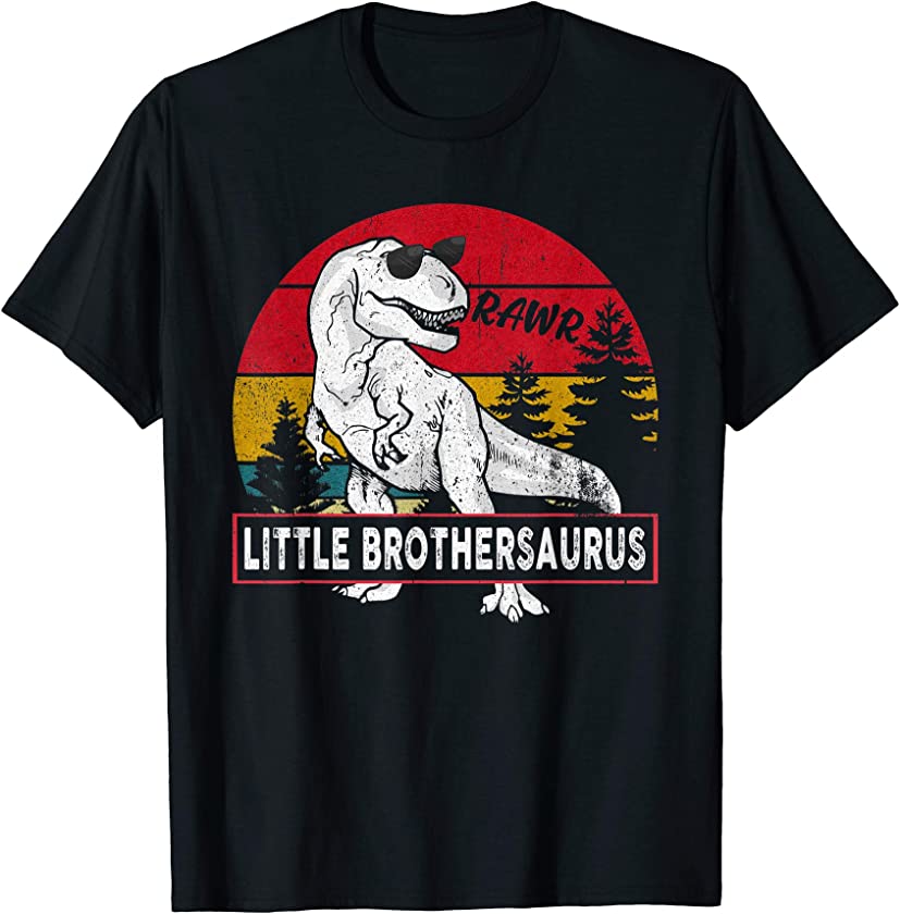 Vintage Little Brothersaurus Shirt Brother Saurus Dinosaur